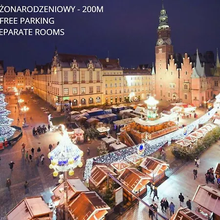 Apartament Good Morning Wroclaw - Klimatyzacja - 100M Rynek - Netflix - Free Parking - 3 Separate Rooms - Ac Appartamento